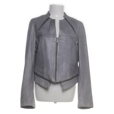 Läderjacka (Grå) från Pulz Jeans Skinn