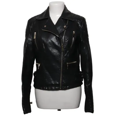 Bikerjack (Zwart) van Papillonne Polyester, Polyurethaan