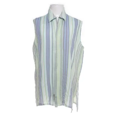 Vest (Green, Blue, White) from Vunic Polyester, Viscose