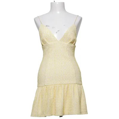 Dress (Yellow, White) from ASOS Design Elastane, Polyester, Viscose