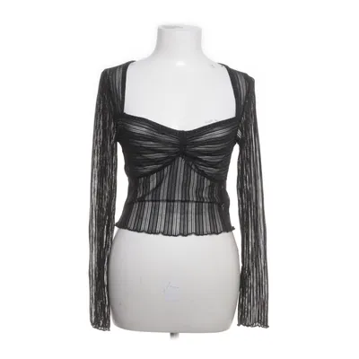 Crop top (Svart) från Shein Elastan, Polyester