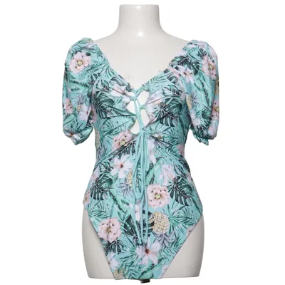 Badedragt (Grøn, Flerfarvet) Elastan, Polyester