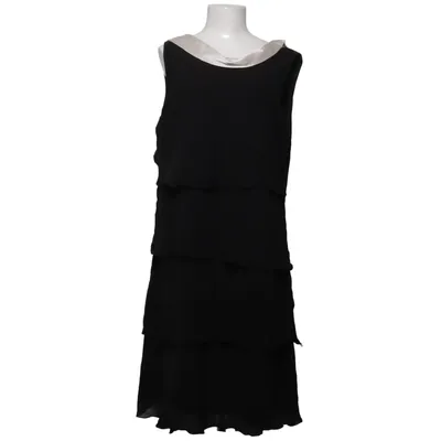 Kjole (Sort, Hvid) fra Un Deux Trois Polyester, Silke