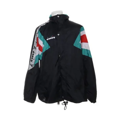 Träningsjacka (Svart, Flerfärgad) från Diadora Nylon, Polyuretan