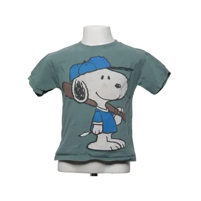 T-shirt (Vert, Multicolore) de Zara x Peanuts Coton