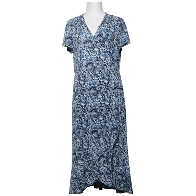 Robe portefeuille (Bleu, Blanc, Noir) de Lauren Ralph Lauren Élasthane, Polyester