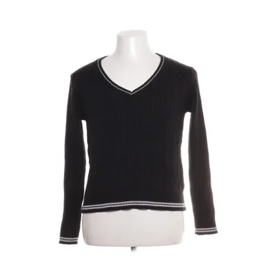 Pullover (Black) from ElleNor Acrylic, Cotton