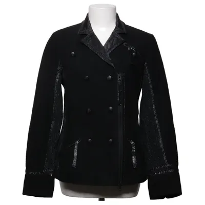 Jacket (Black) from Ambiente Acetate, Cotton, Polyamide, Polyurethane, Wool