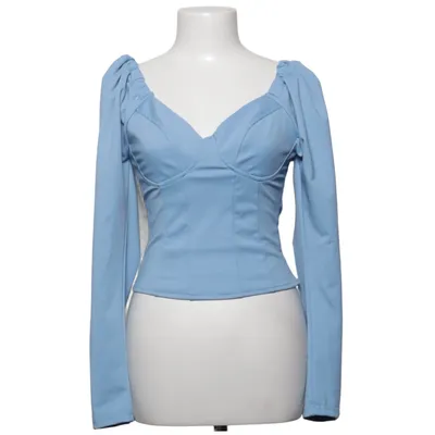 Top (Blauw) van Mochy Katoen, Elastaan
