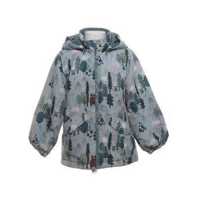 Winter jacket (Turquoise, Green, Multicolored) from Lindex Kids Polyester