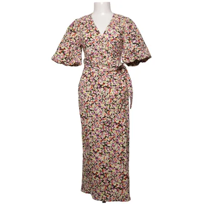 Wikkeljurk (Zwart, Meerkleurig) van H&M Studio Katoen, Elastaan, Polyester