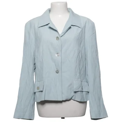 Blazer (Bleu) de Solo Polyester, Viscose