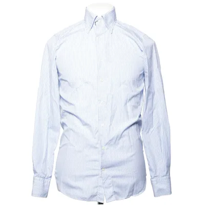 Skjorta (Blå, Vit) från Shirtonomy Bomull