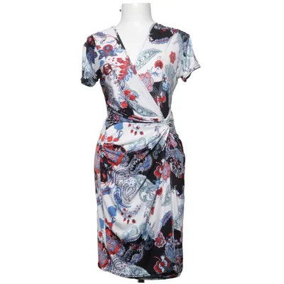 Jurk (Wit, Meerkleurig) van Joy s Elastaan, Polyester