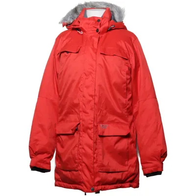 Dunfrakke (Rød) fra North Bend Dun, Fjer, Polyester