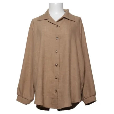 Skjorte (Brun) fra Tippy Polyester, Viscose