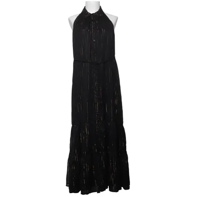Maxikjole (Sort, Guld) fra WE Fashion Polyester
