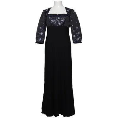 Långklänning (Svart, Blå, Vit) från Mothwurf Polyester, Silke