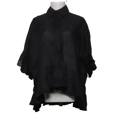 Short sleeve shirt (Black) from Massimo Dutti Studio Linen