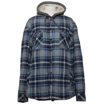 Overshirt (Blue, Gray, White) from Quiksilver Cotton, Polyester