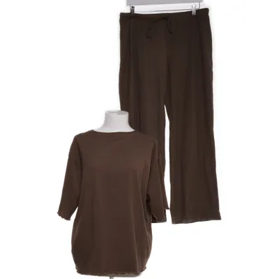 Sæt (Brun) fra Lager 157 Elastan, Polyester
