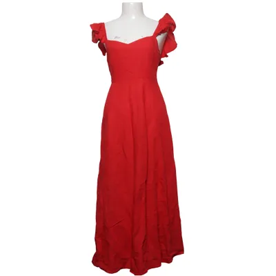 Robe longue (Rouge) de Oysho Coton, Lin, Viscose