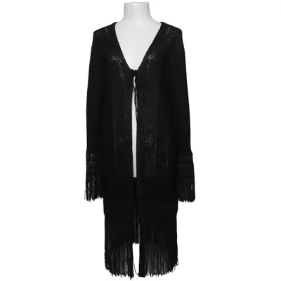 Strickjacke (Schwarz) von Golden Line Polyester, Viskose