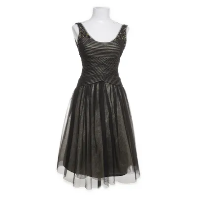 Dress (Black, Gold) from BCBG Max Azria Polyester, Silk