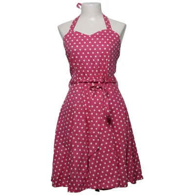 Neckholderkleid (Pink, Weiß) von Dolly and Dotty Baumwolle, Elasthan