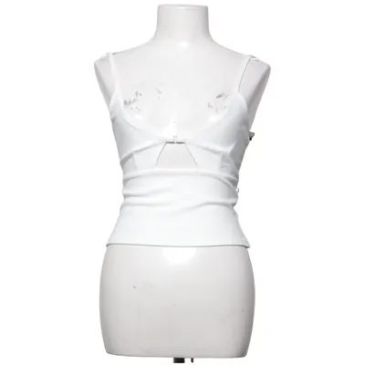 Crop top (Hvid) fra ASOS Design Elastan, Polyester