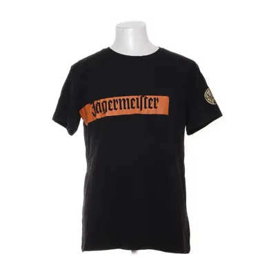 T-shirt (Svart, Orange) från Jägermeister Elastan, Ekologisk bomull