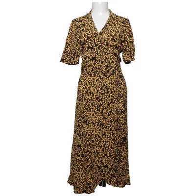 Wikkeljurk (Zwart, Geel) van Ganni Viscose