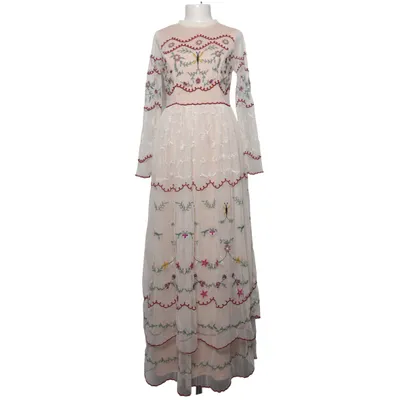 Maxi dress (Beige, Multicolored) from Oasis Polyester