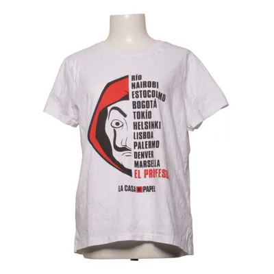 T-shirt (White, Multicolored) from Netflix Cotton