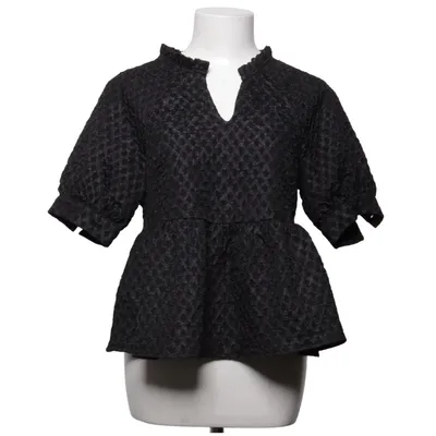 Peplumbluse (Sort) fra Pieces Polyester