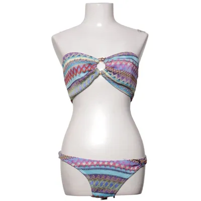 Bikini (Blå, Flerfärgad) Elastan, Polyester