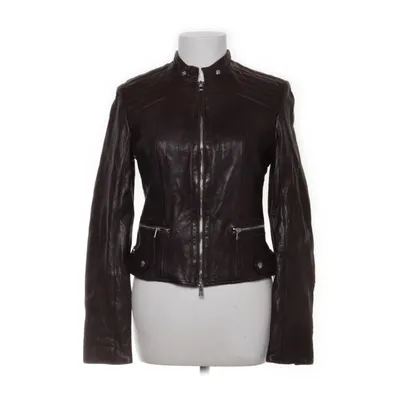 Leren jack (Bruin) van Marc Cain Leer, Polyester, Viscose