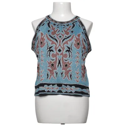 Top (Blue, Multicolored) from Missoni Cotton, Metallic fiber, Polyamide, Polyester