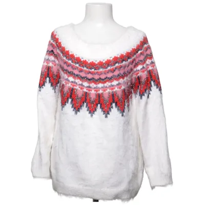 Trui (Wit, Rood, Meerkleurig) van Papaya Acryl, Metallvezel, Polyamide, Polyester