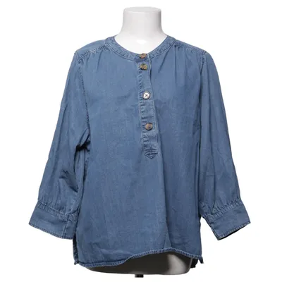 Blouse (Blue) from Hema Cotton, Lyocell