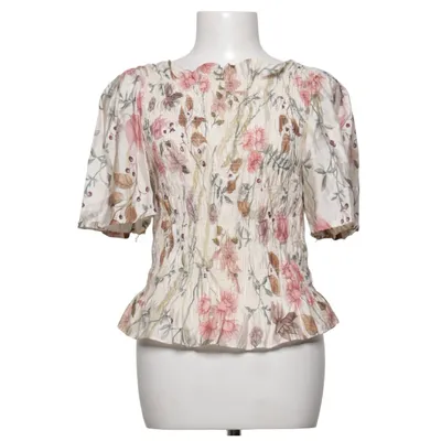 Top (Wit, Meerkleurig) van H&M Viscose, Polyester