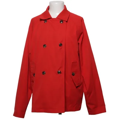 Trench coat (Red) from Zizzi Polyester