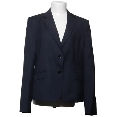Blazer (Bleu) de Ted Bernhardtz at Work Élasthane, Polyester, Laine