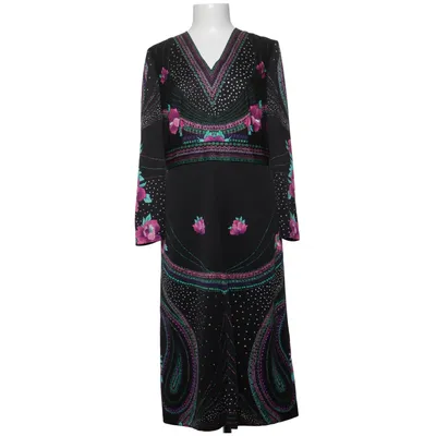 Jurk (Zwart, Meerkleurig) van Modelly Polyamide, Polyester