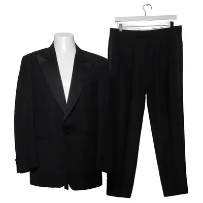 Smoking (Noir) de Nino Danieli Cupro, Viscose, Laine