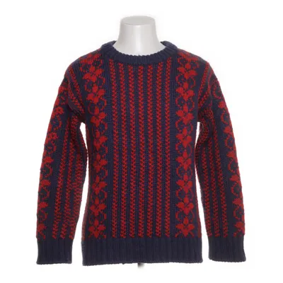 Strickpullover (Blau, Rot) von Anine Bing Polyamid, Wolle, Viskose