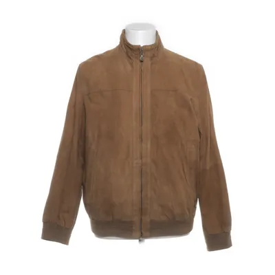 Leather jacket (Brown) from Trapper Nylon, Polyester, Leather