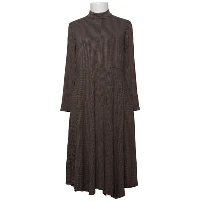 Dress (Brown, Green, White) from Bialcon Elastane, Viscose