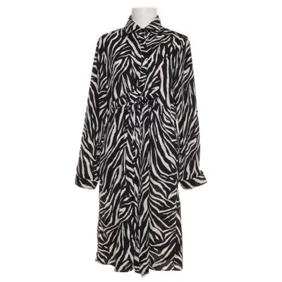 Skjortklänning (Vit, Svart) från Miss Sara Polyester