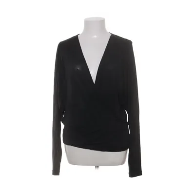 Wikkelblouse (Zwart) van Filippa K Polyamide, Viscose